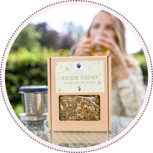 Arelo Thee, een mooi Nederlands merk met heerlijke verse thee te koop in allerlei smaken en thema's. Te koop bij SwietArts
